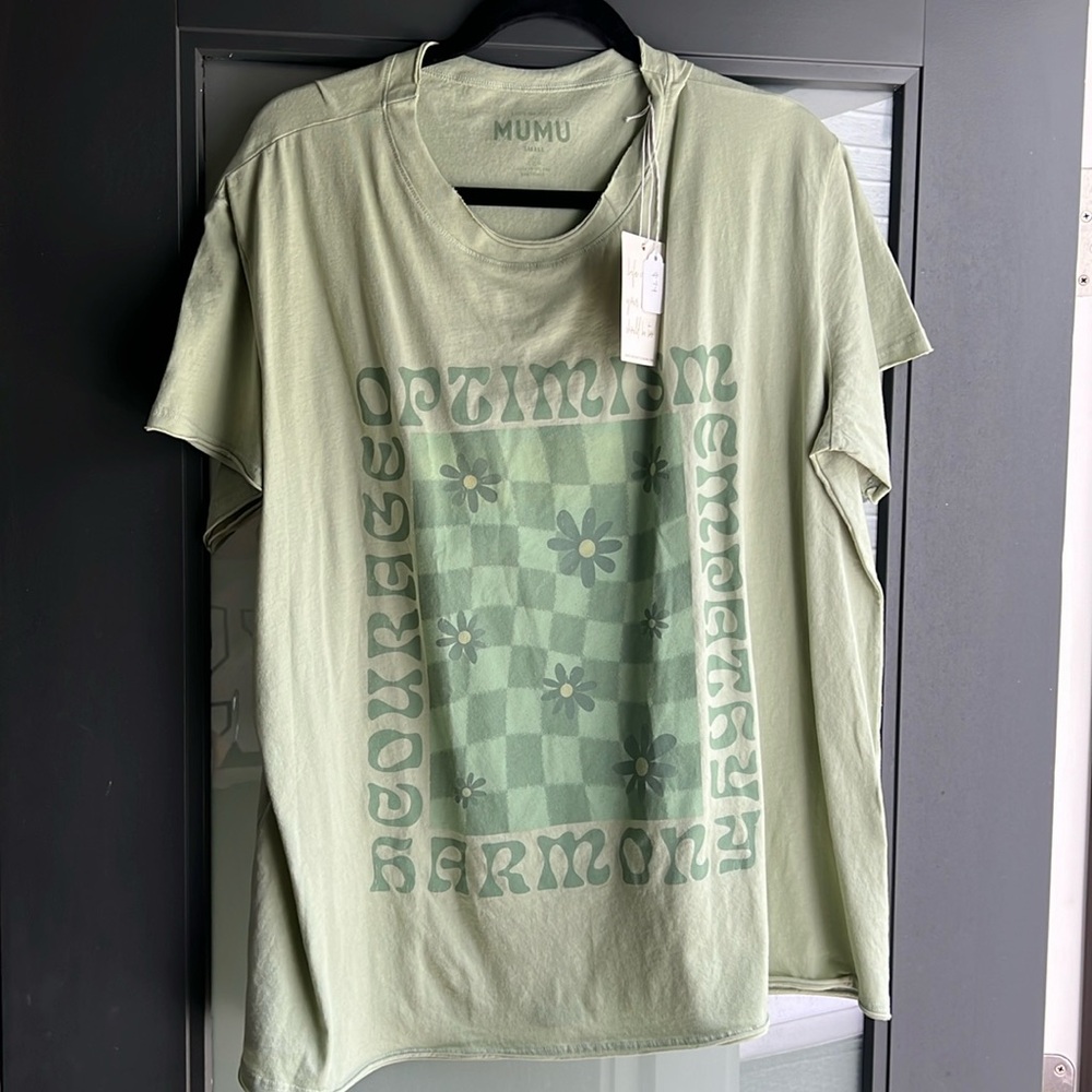 Green optimism shirt